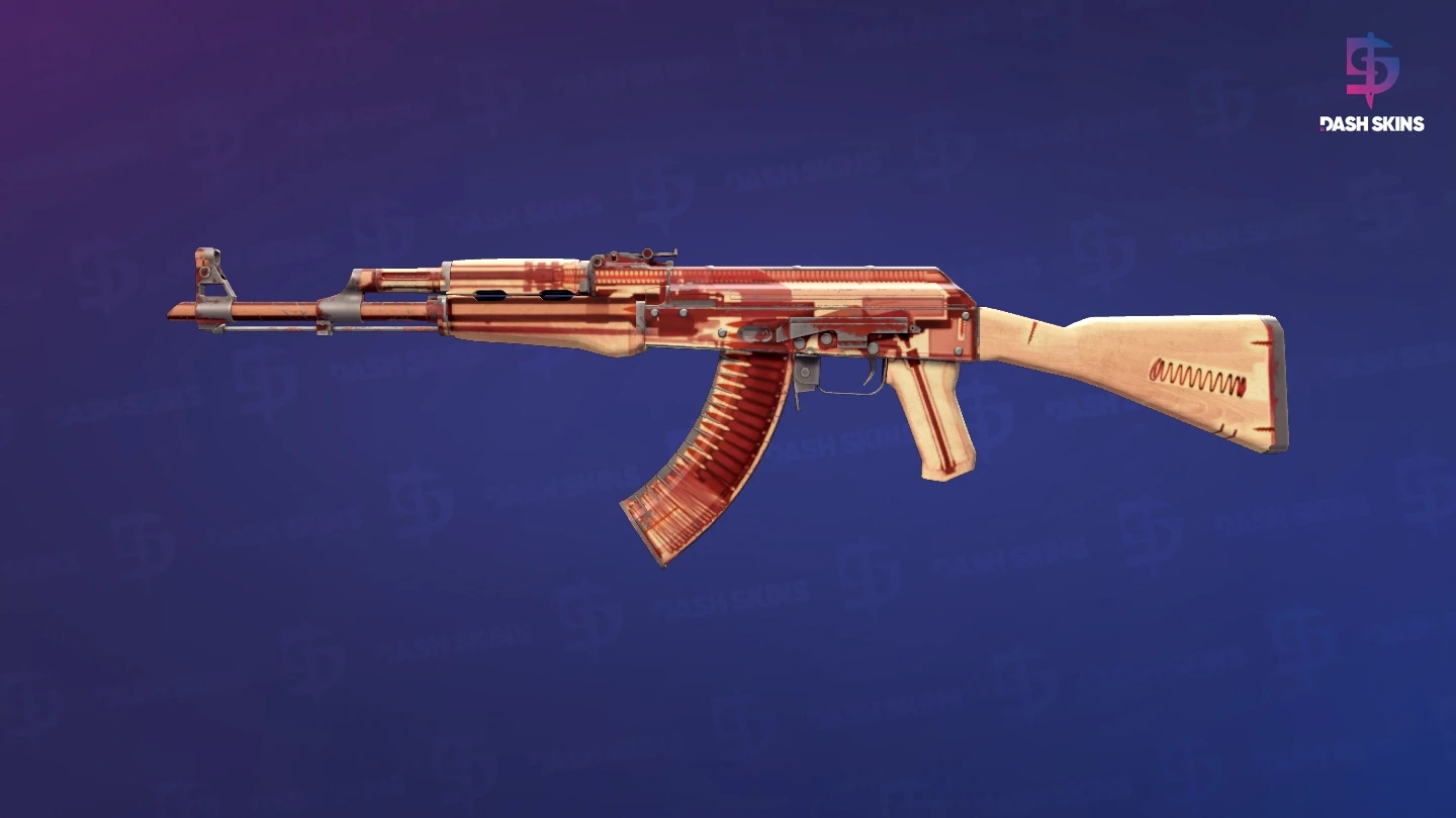 AK-47 | X-Ray (Well-Worn) Screenshot Playside