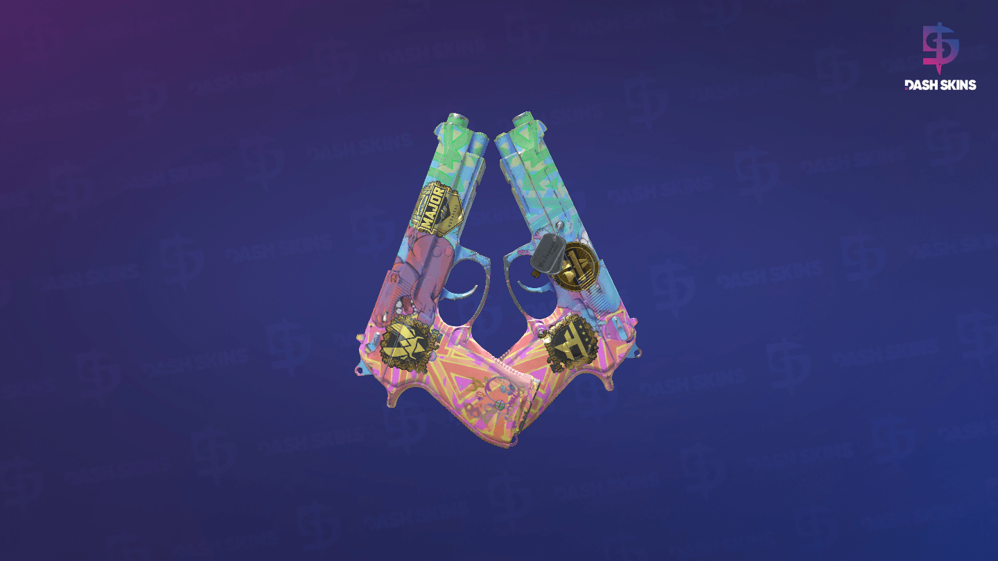 Souvenir Dual Berettas | Sweet Little Angels (Field-Tested) Screenshot Playside