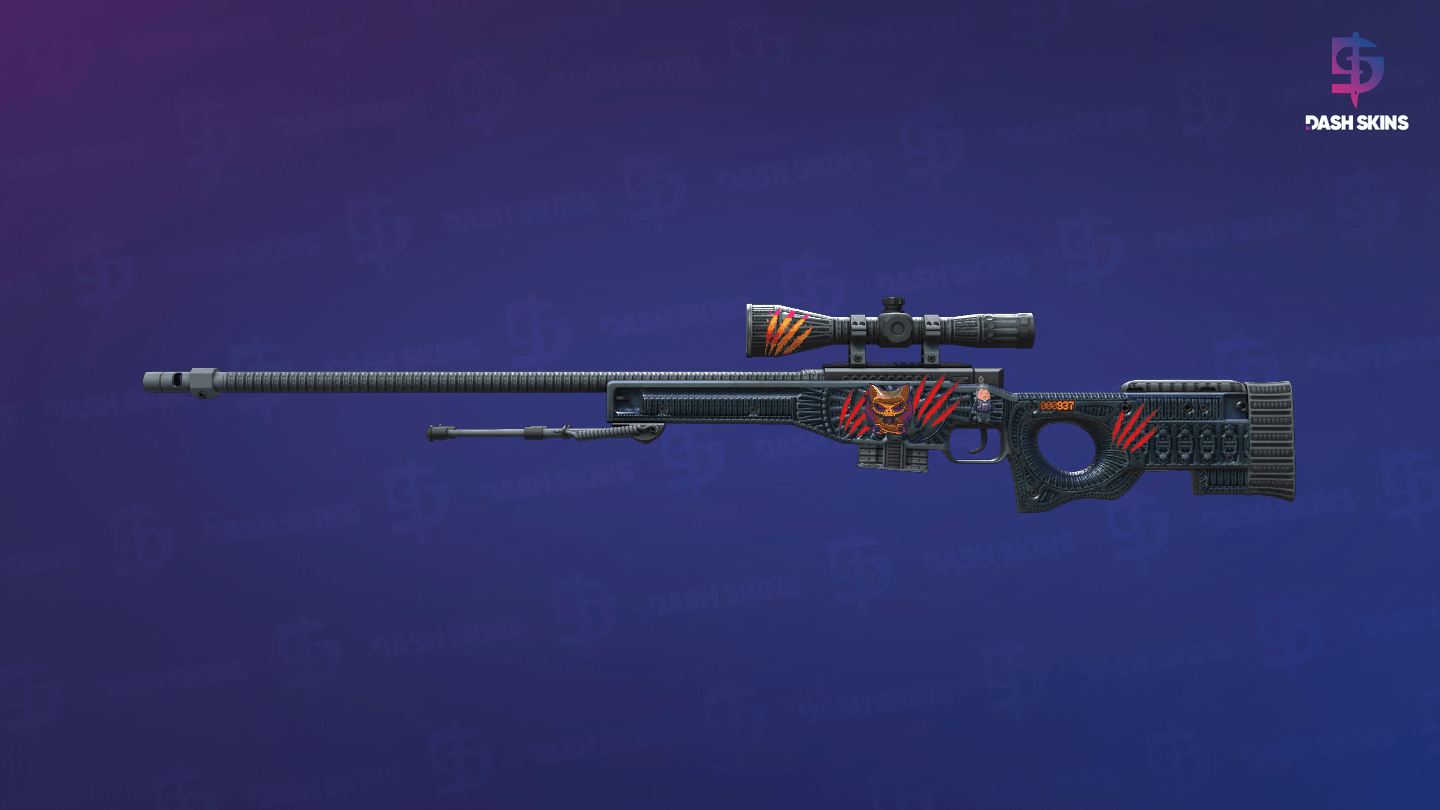 StatTrak™ AWP | Exoskeleton (Minimal Wear) Screenshot Playside