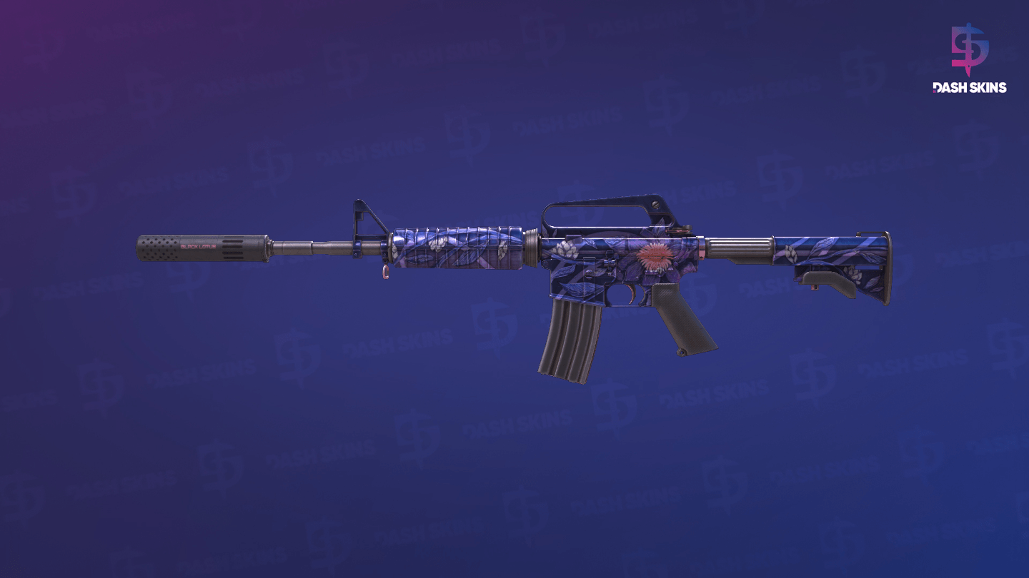 M4A1-S | Black Lotus (Well-Worn) Screenshot Playside