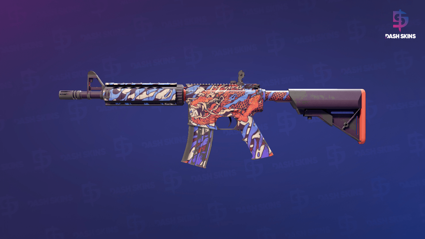 M4A4 | 龍王 (Dragon King) (Field-Tested) Screenshot Playside