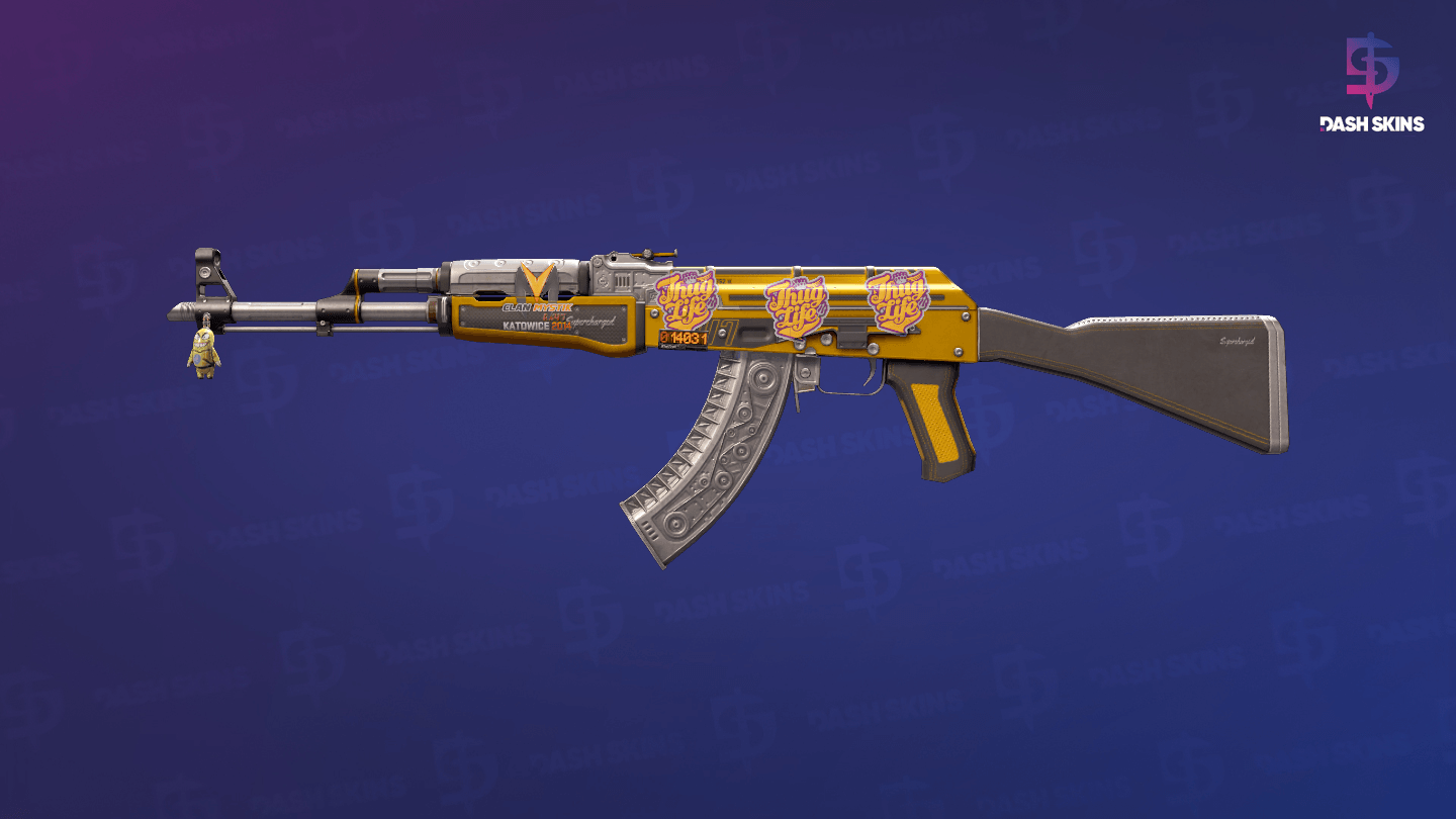 StatTrak™ AK-47 | Fuel Injector (Well-Worn) Screenshot Playside