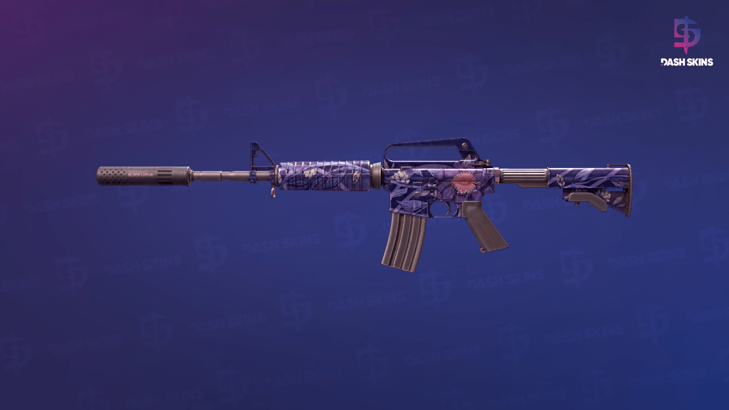M4A1-S | Black Lotus (Battle-Scarred) Screenshot Playside