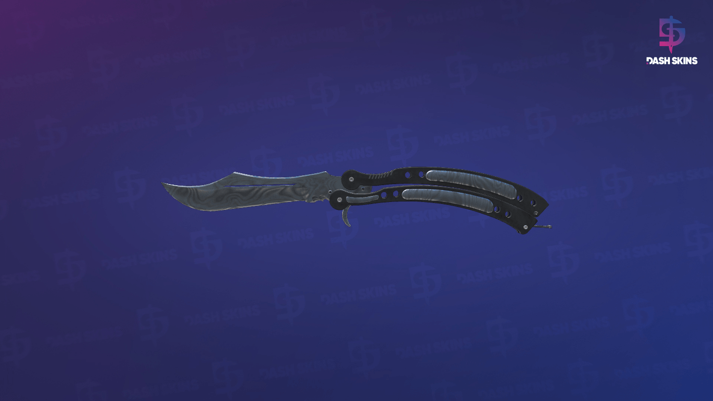 ★ Butterfly Knife | Damascus Steel (Field-Tested) Screenshot Playside