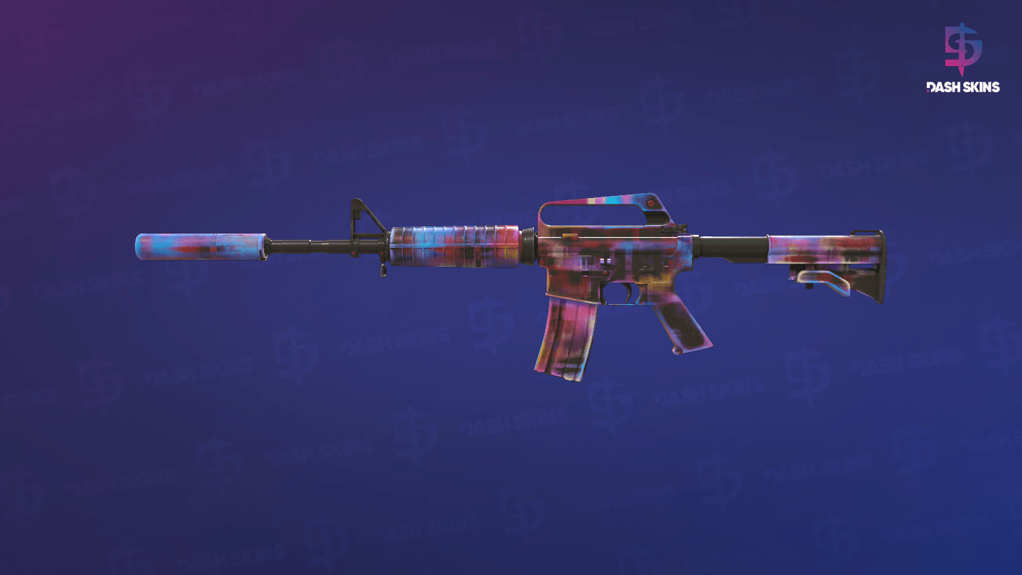 M4A1-S | Glitched Paint (Minimal Wear) Screenshot Playside