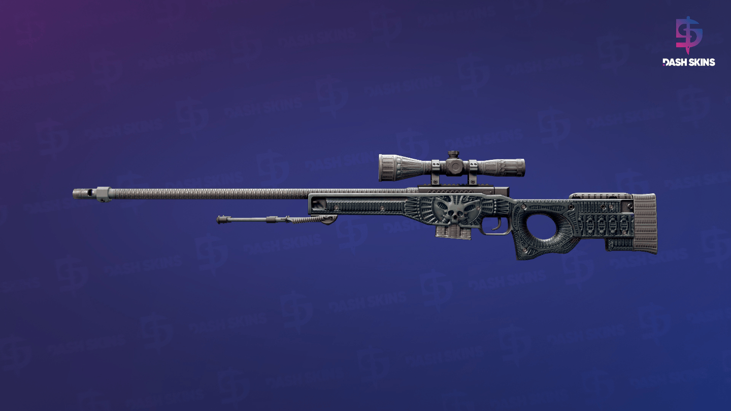 AWP | Exoskeleton (Well-Worn) Screenshot Playside
