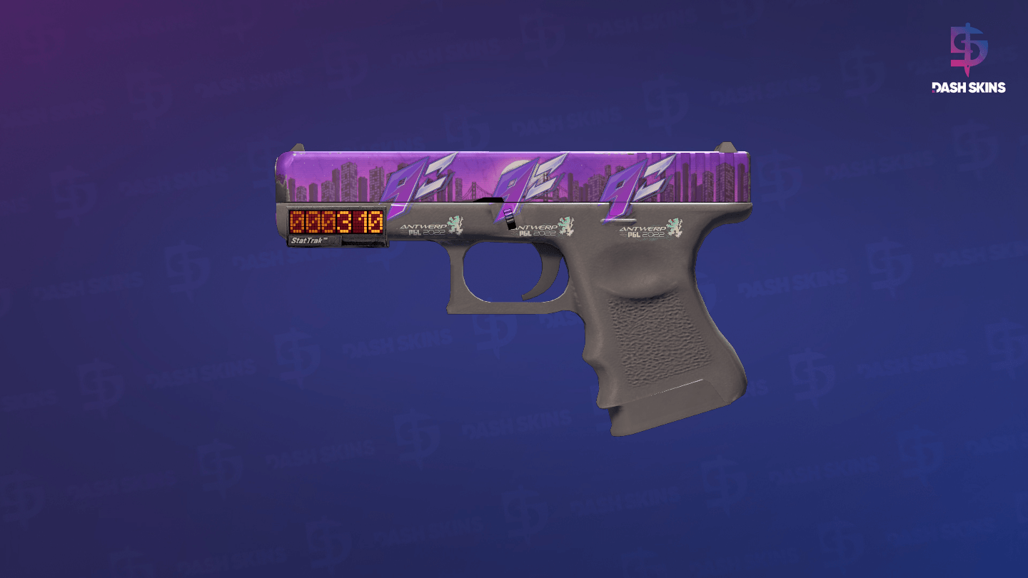 StatTrak™ Glock-18 | Moonrise (Field-Tested) Screenshot Playside