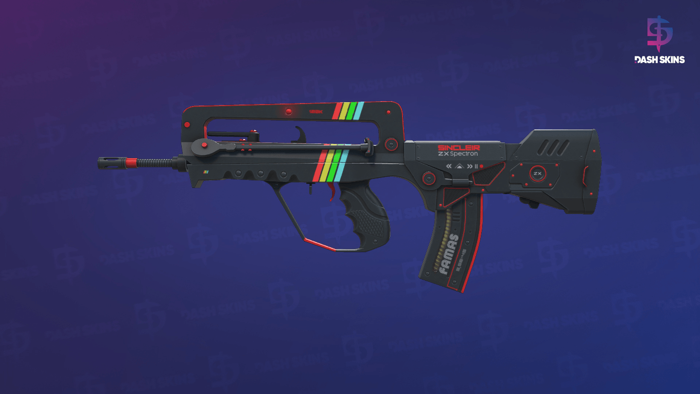 FAMAS | ZX Spectron (Minimal Wear) Screenshot Playside