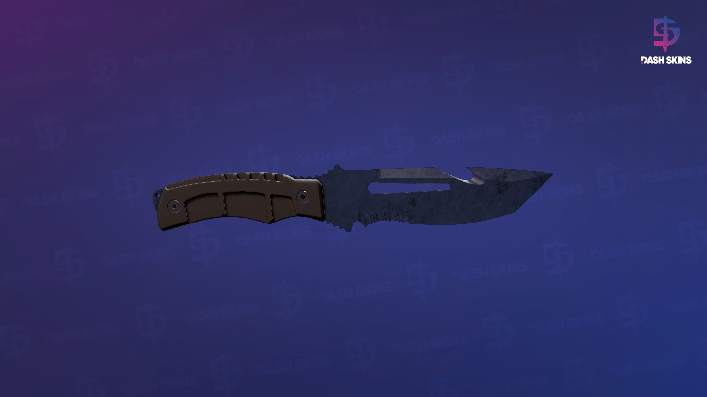 ★ Survival Knife | Blue Steel (Minimal Wear) Screenshot Playside