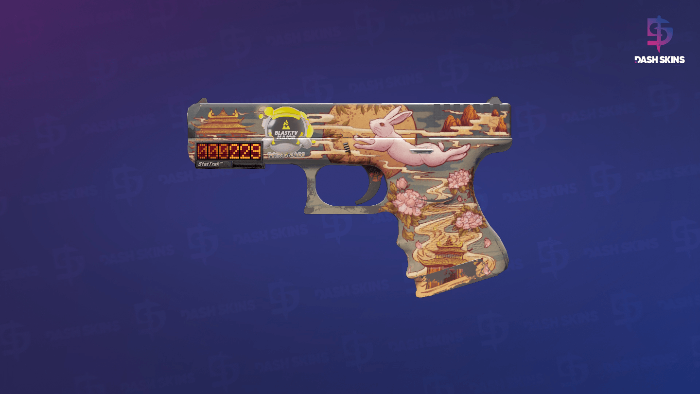StatTrak™ Glock-18 | Umbral Rabbit (Field-Tested) Screenshot Playside
