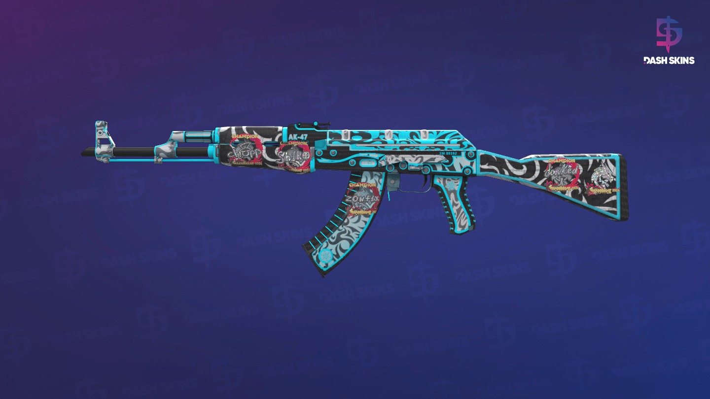AK-47 | Frontside Misty (Minimal Wear) Screenshot Playside
