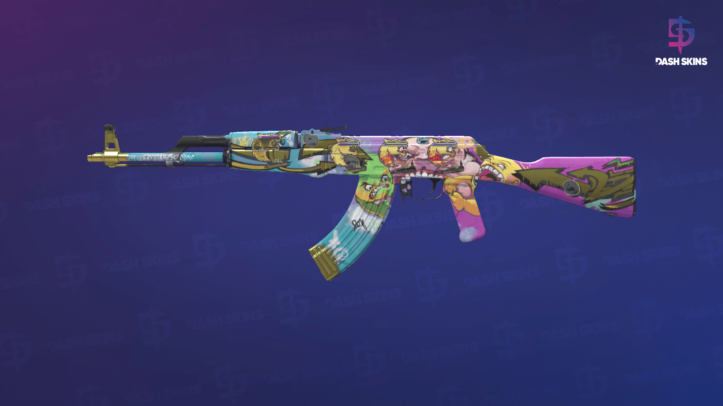 AK-47 | B the Monster (Minimal Wear) Screenshot Playside