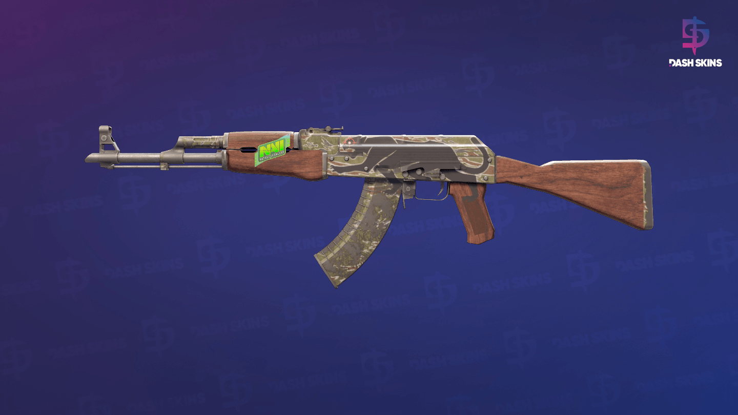 AK-47 | Jaguar (Battle-Scarred) Screenshot Playside