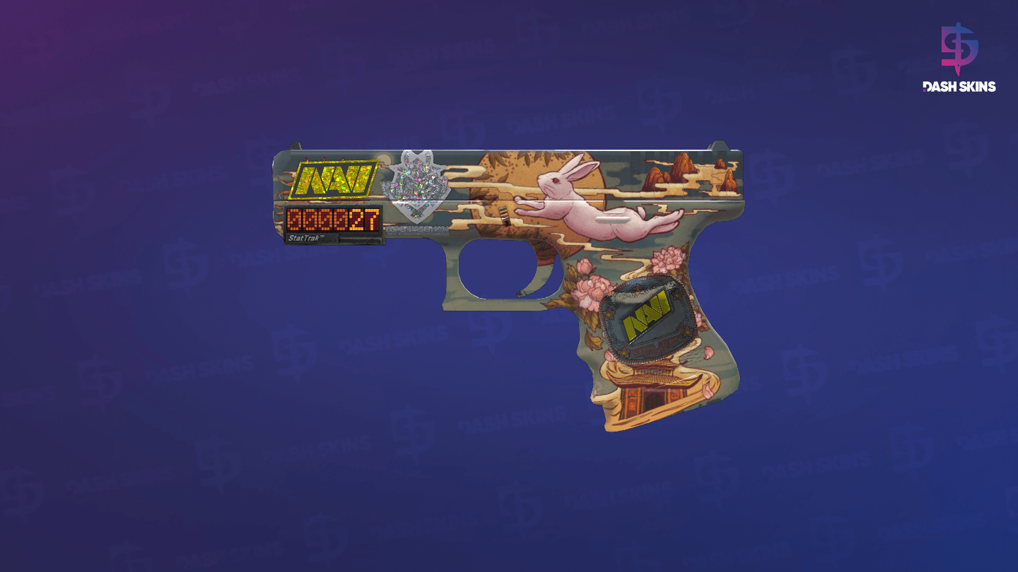 StatTrak™ Glock-18 | Umbral Rabbit (Minimal Wear) Screenshot Playside