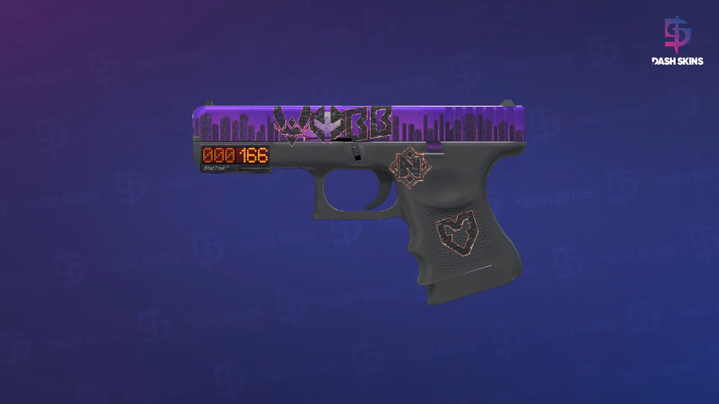 StatTrak™ Glock-18 | Moonrise (Factory New) Screenshot Playside