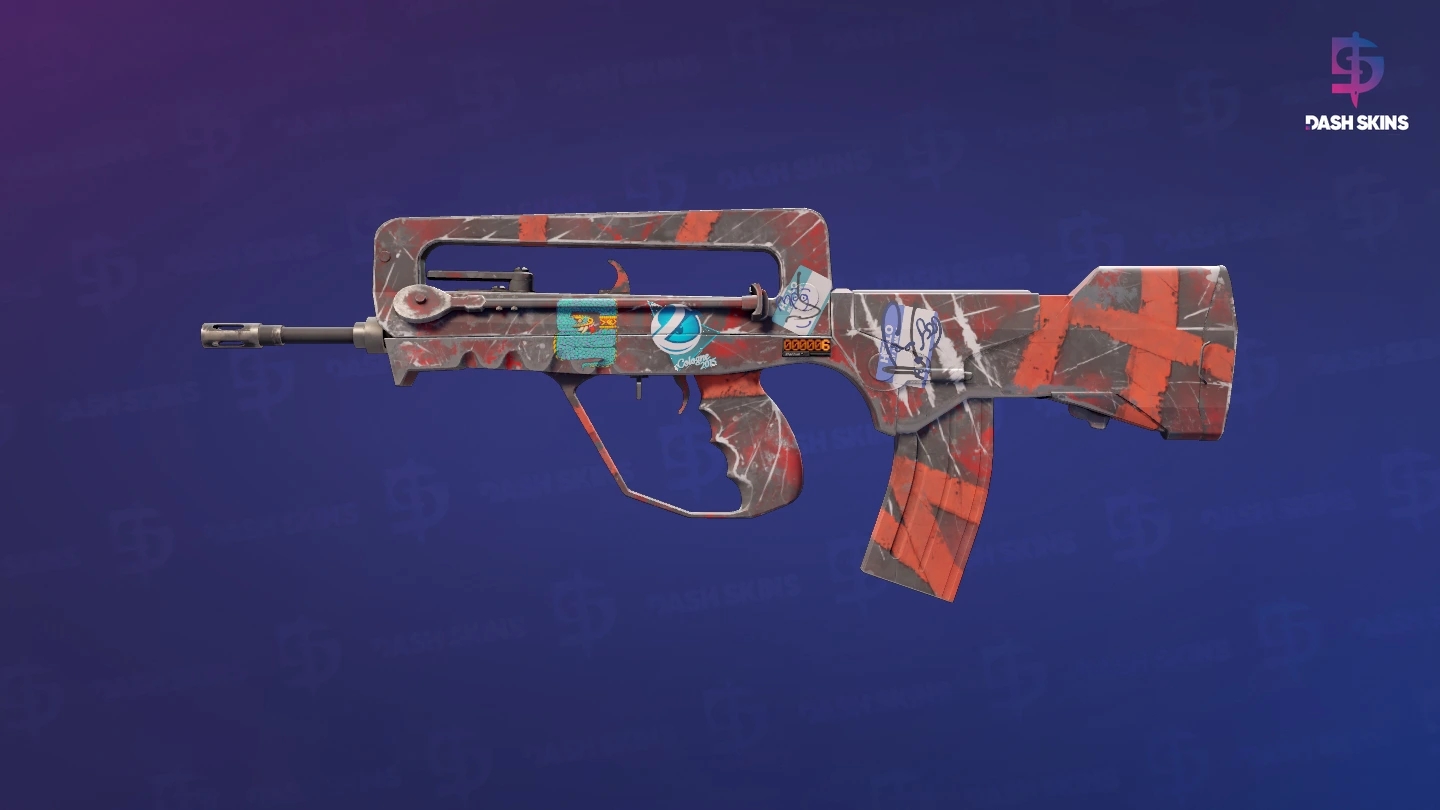 StatTrak™ FAMAS | Survivor Z (Field-Tested) Screenshot Playside
