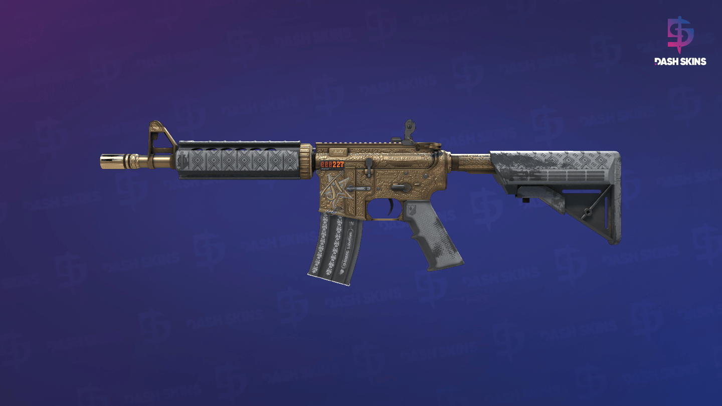 StatTrak™ M4A4 | Royal Paladin (Field-Tested) Screenshot Playside