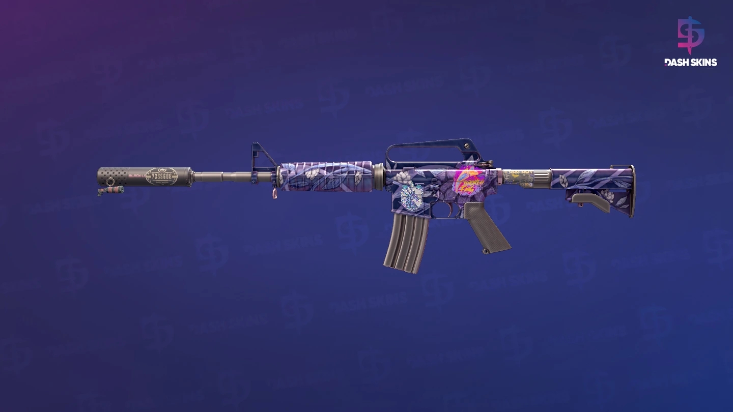 M4A1-S | Black Lotus (Minimal Wear) Screenshot Playside
