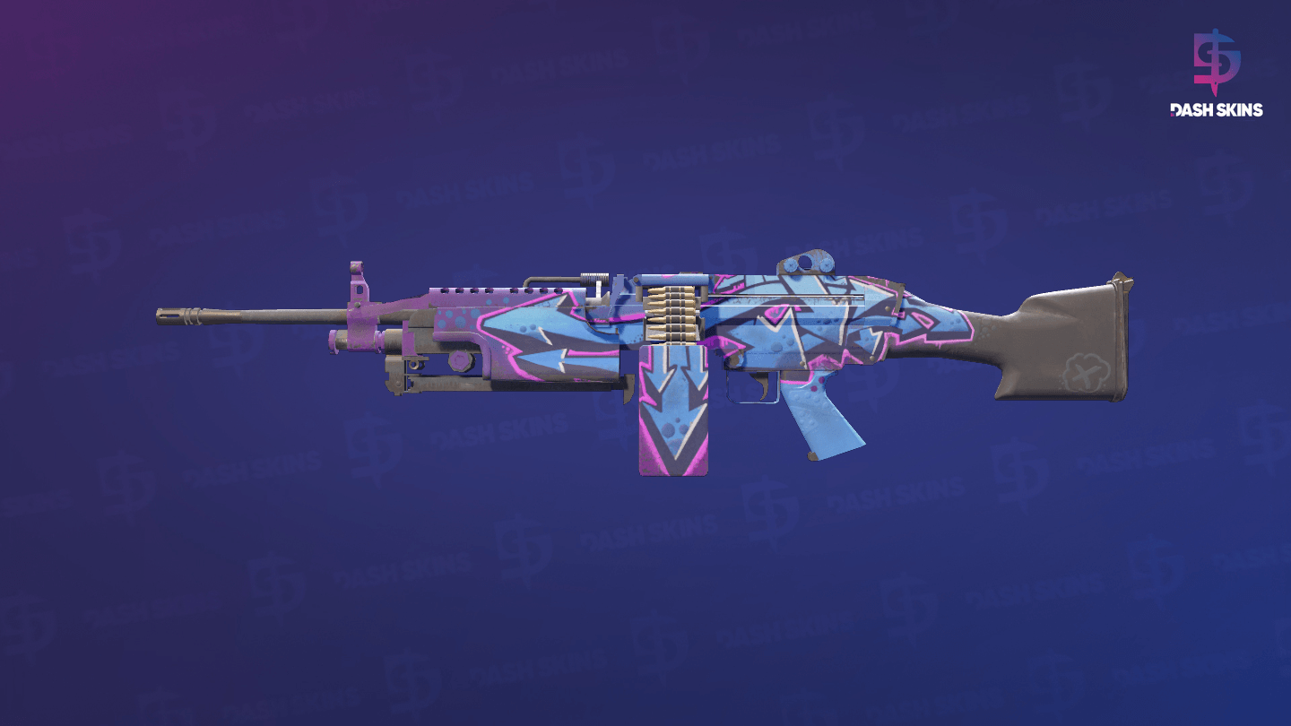 M249 | Downtown (Factory New) Screenshot Playside