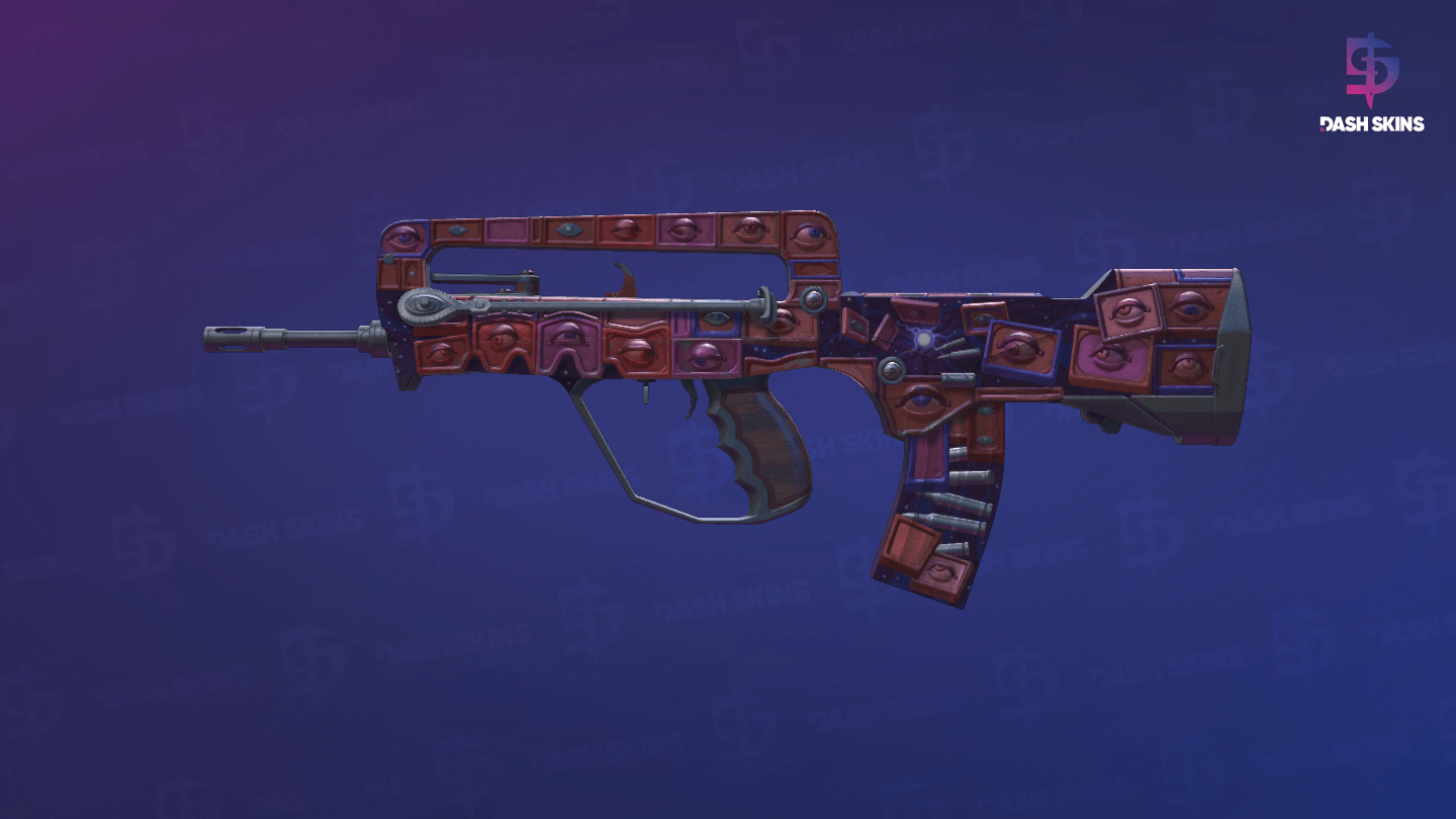FAMAS | Rapid Eye Movement (Well-Worn) Screenshot Playside