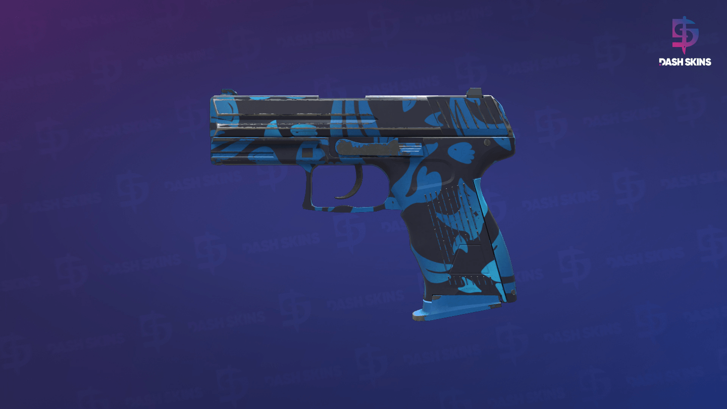 P2000 | Oceanic (Minimal Wear) Screenshot Playside