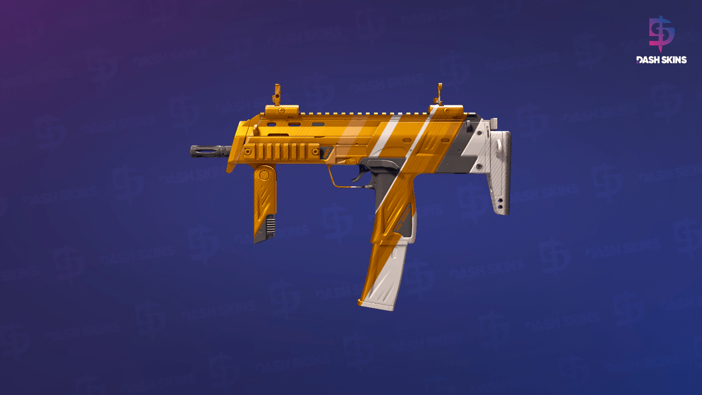 MP7 | Amberline (Minimal Wear) Screenshot Playside