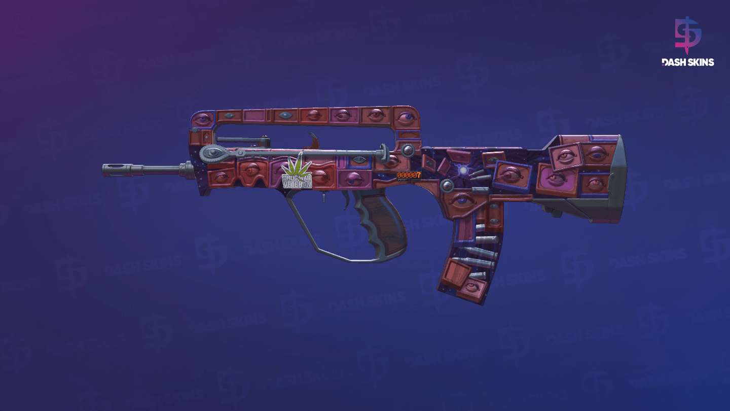 StatTrak™ FAMAS | Rapid Eye Movement (Minimal Wear) Screenshot Playside