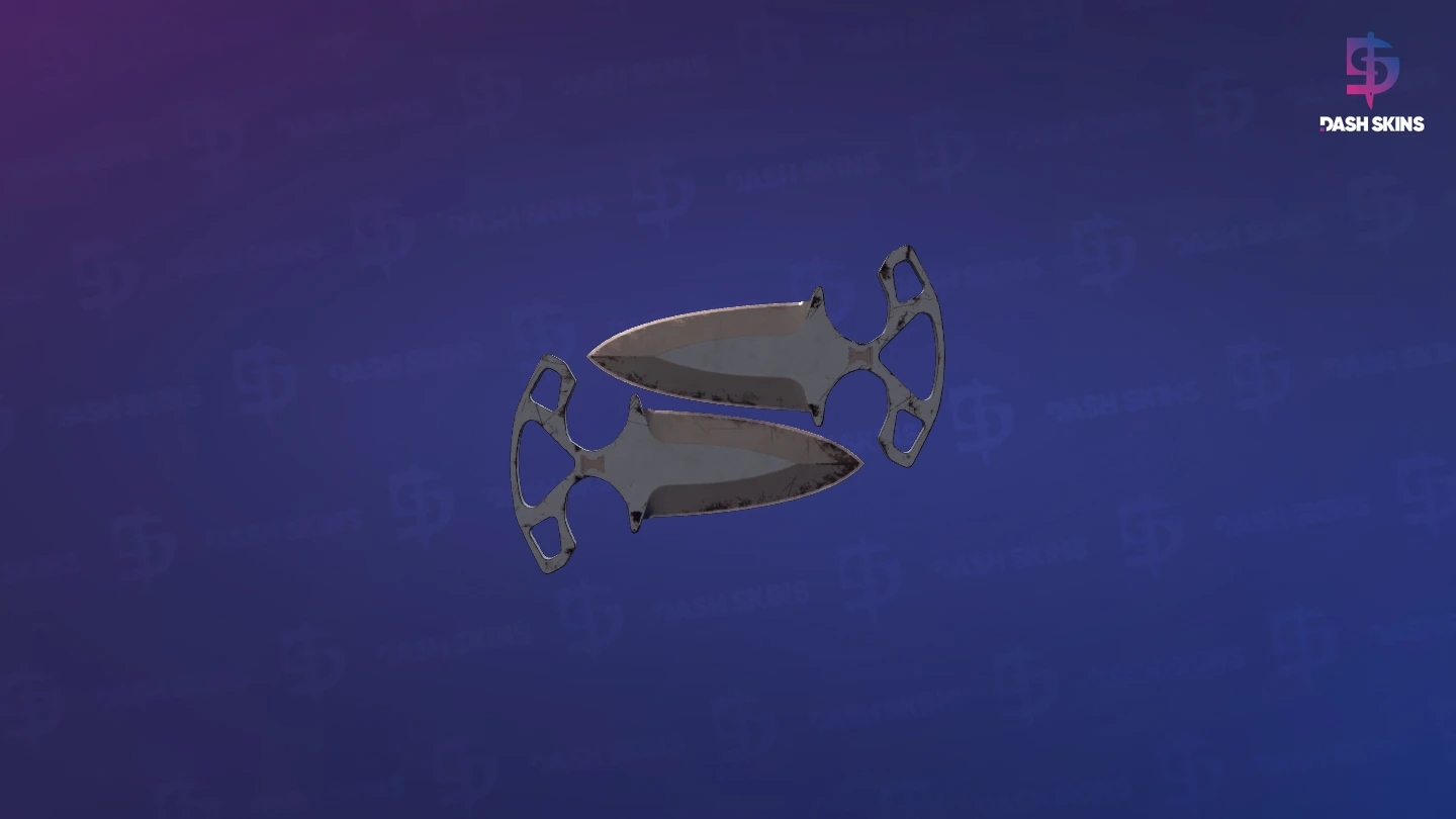 ★ Shadow Daggers | Night (Battle-Scarred) Screenshot Playside