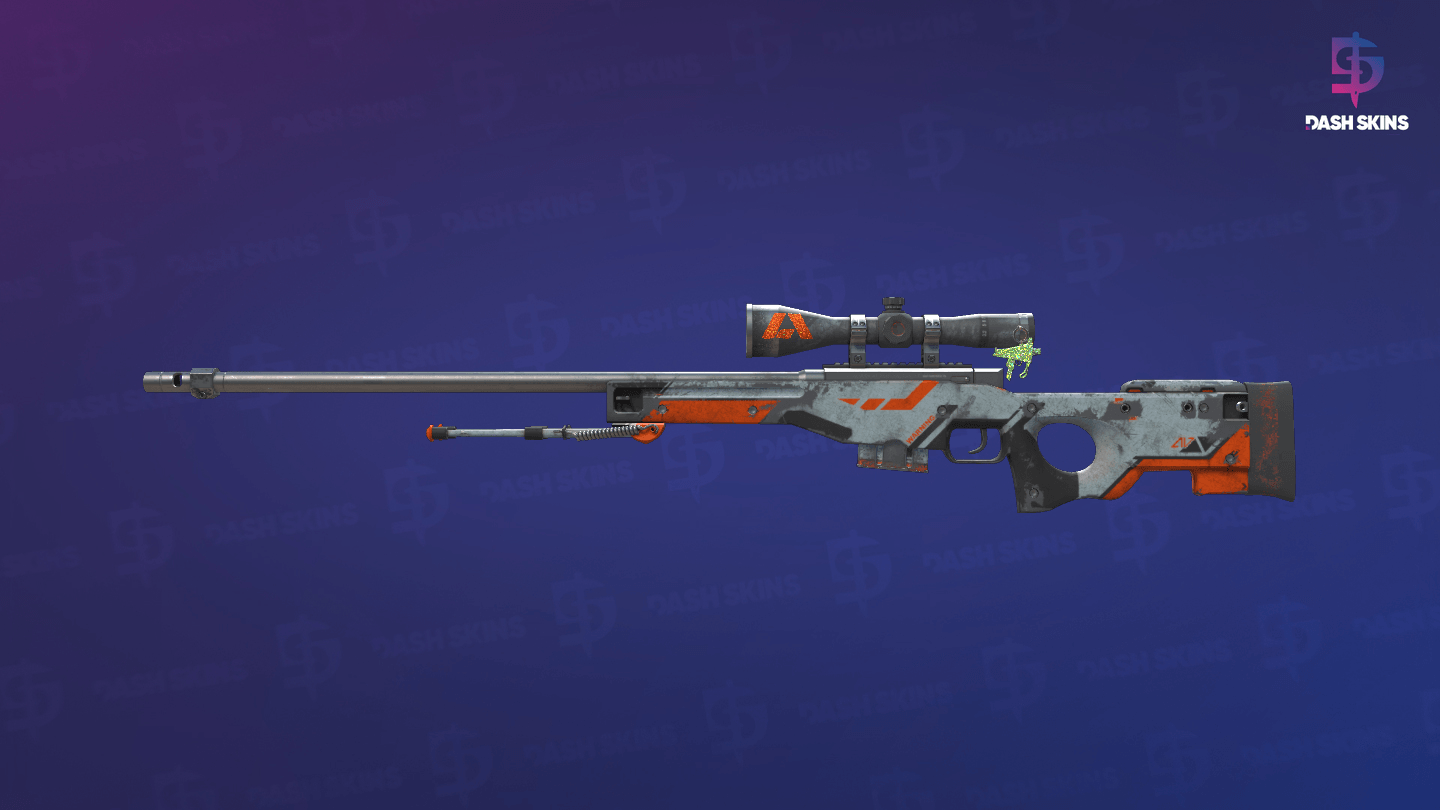 AWP | Asiimov (Battle-Scarred) Screenshot Playside