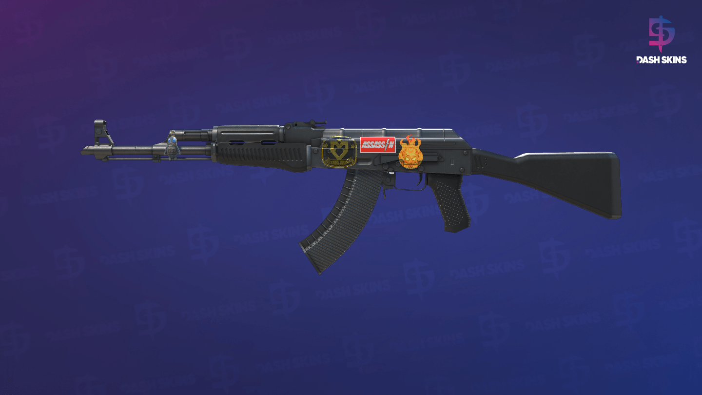 AK-47 | Slate (Minimal Wear) Screenshot Playside