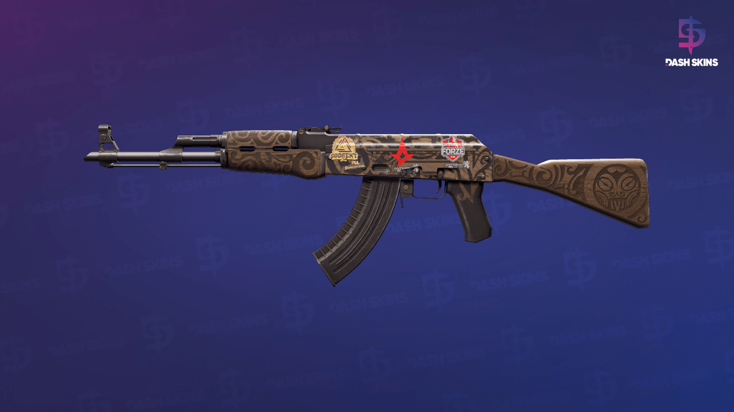 AK-47 | Uncharted (Minimal Wear) Screenshot Playside