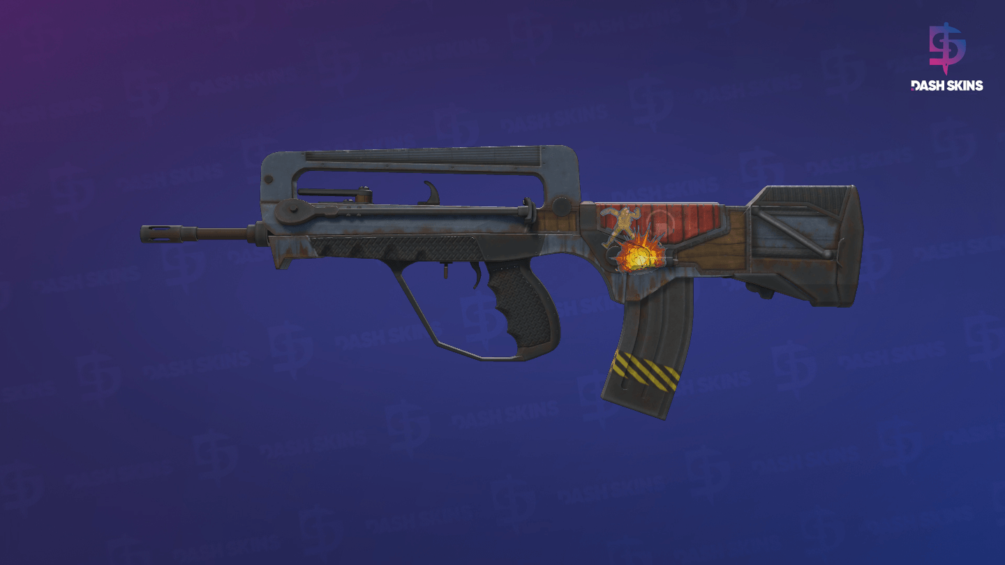 FAMAS | Decommissioned (Well-Worn) Screenshot Playside