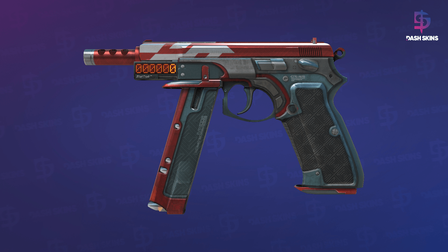 StatTrak™ CZ75-Auto | Red Astor (Field-Tested) Screenshot Playside