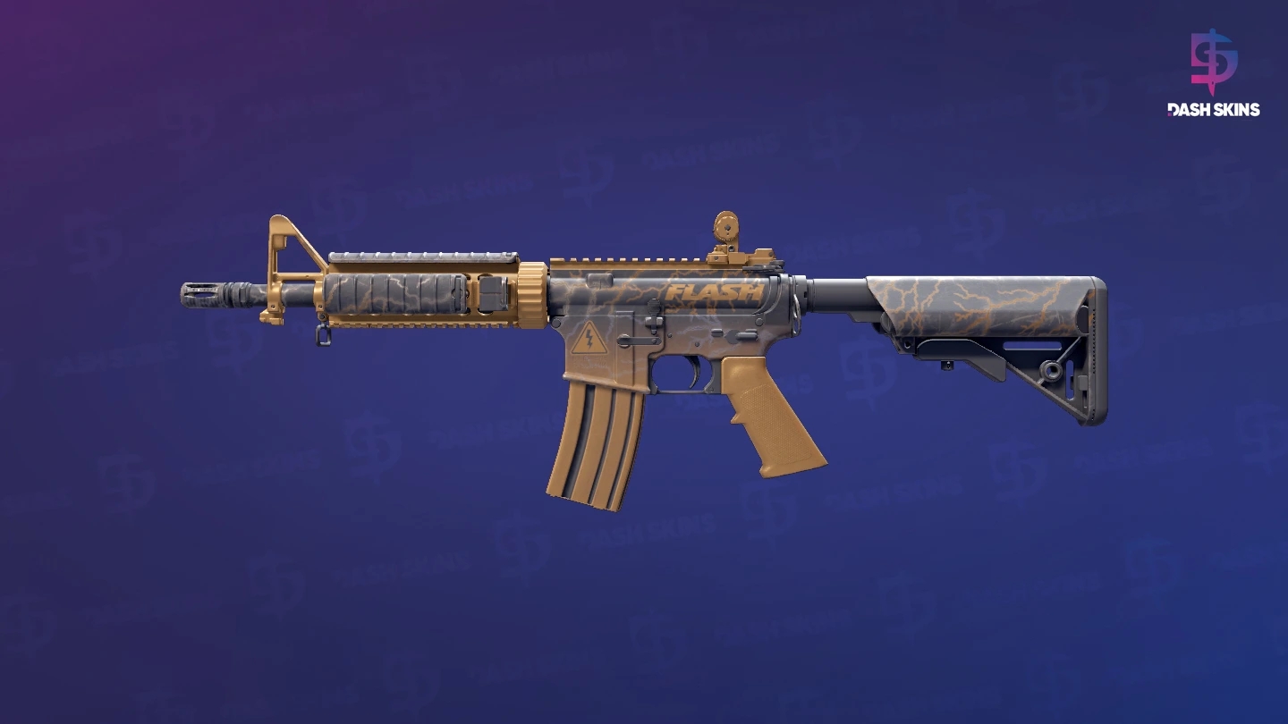 M4A4 | Sheet Lightning (Minimal Wear) Screenshot Playside