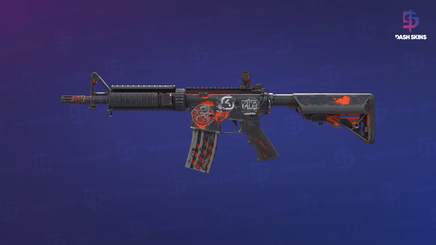 M4A4 | Radiation Hazard (Battle-Scarred) Screenshot Playside