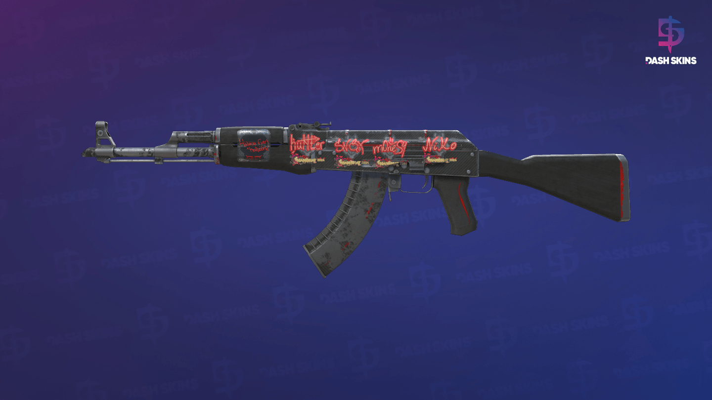 AK-47 | Redline (Battle-Scarred) Screenshot Playside