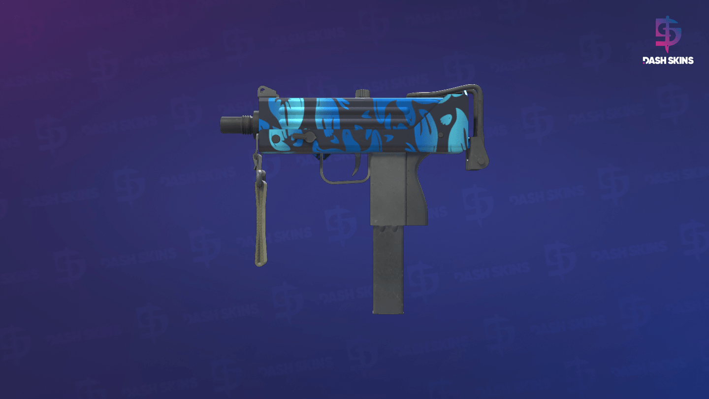 MAC-10 | Oceanic (Factory New) Screenshot Playside