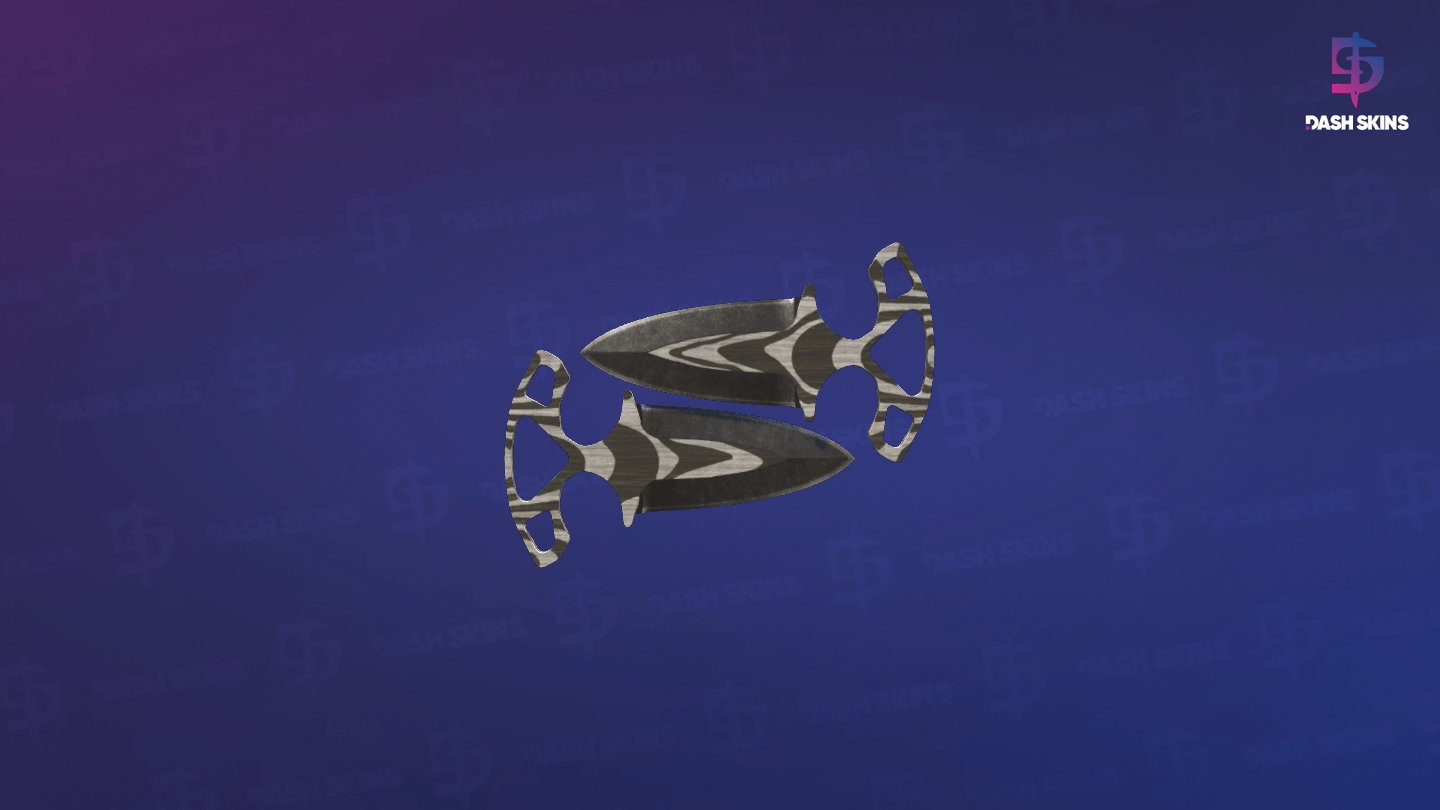 ★ Shadow Daggers | Black Laminate (Well-Worn) Screenshot Playside