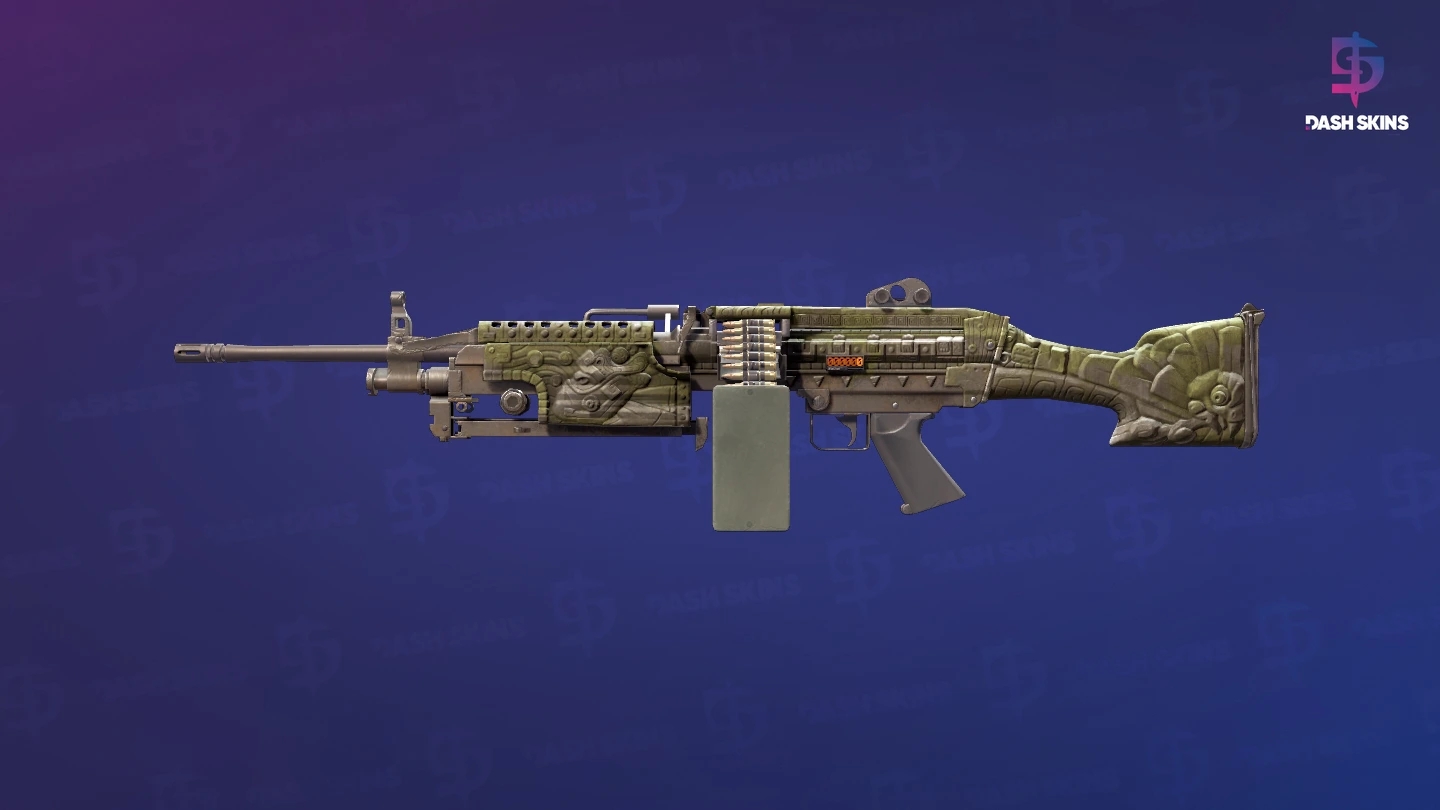 StatTrak™ M249 | Aztec (Field-Tested) Screenshot Playside