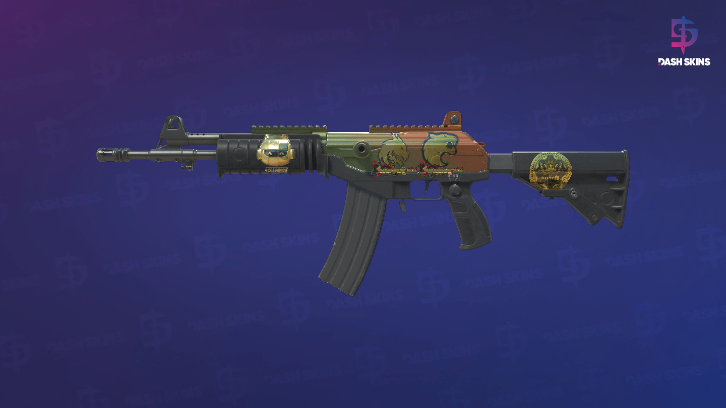 Souvenir Galil AR | Amber Fade (Field-Tested) Screenshot Playside