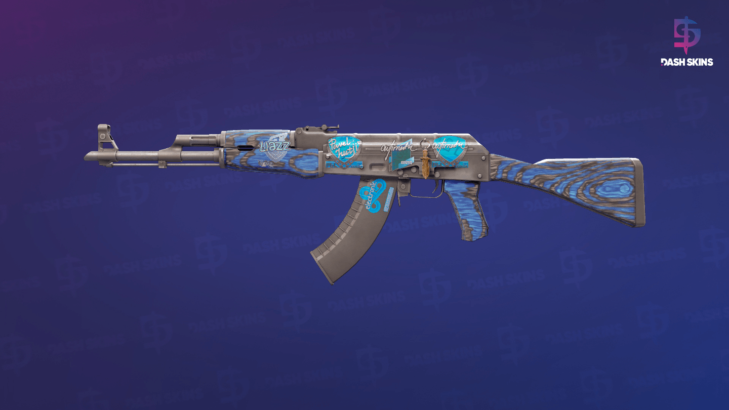AK-47 | Blue Laminate (Field-Tested) Screenshot Playside
