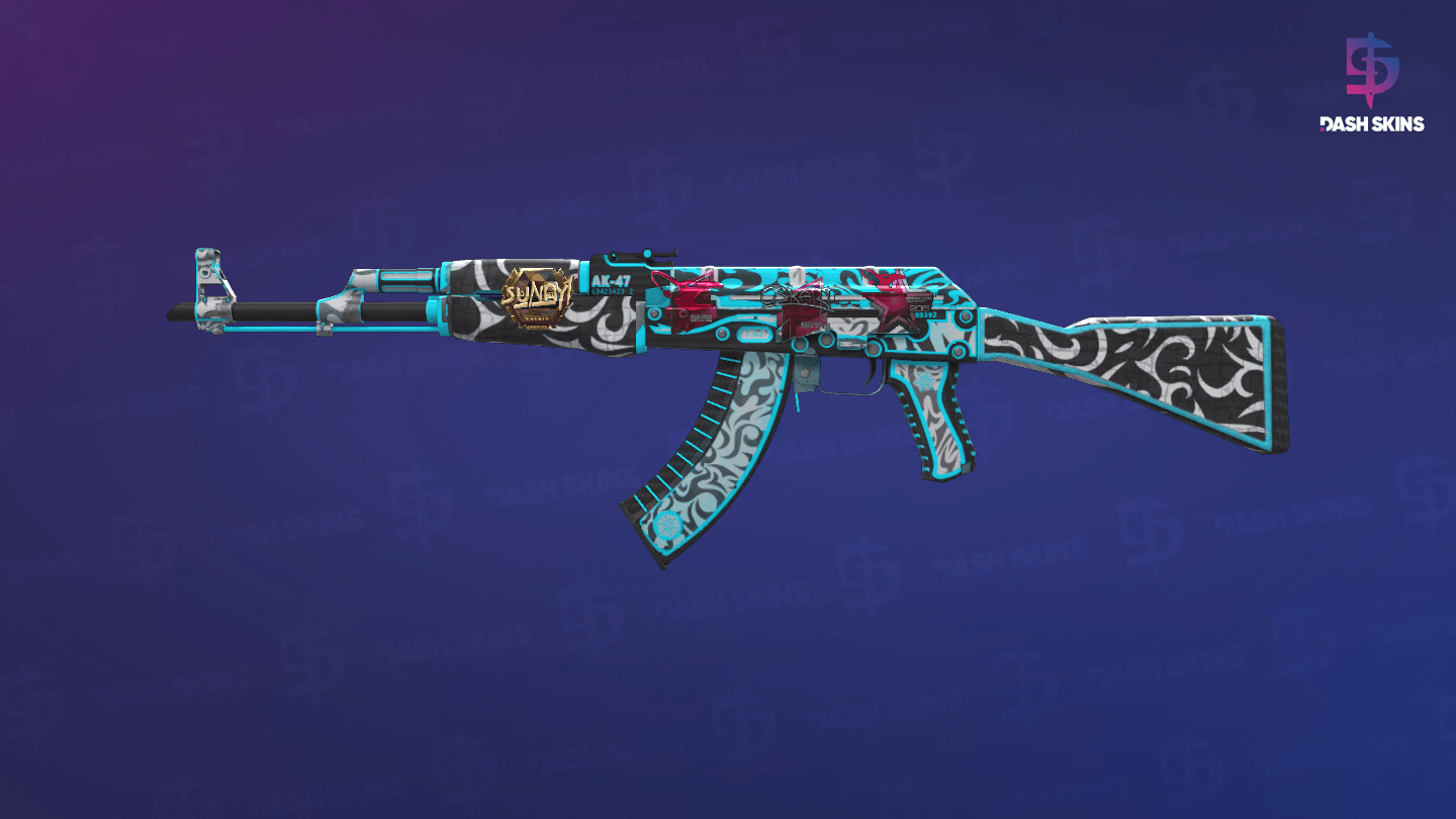 AK-47 | Frontside Misty (Minimal Wear) Screenshot Playside