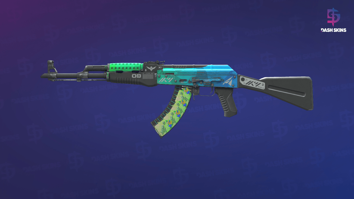 AK-47 | Ice Coaled (Field-Tested) Screenshot Playside