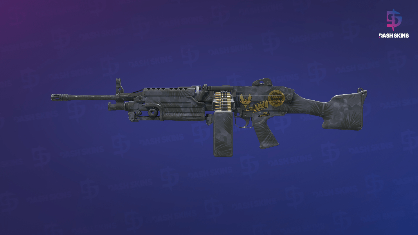 Souvenir M249 | Midnight Palm (Field-Tested) Screenshot Playside