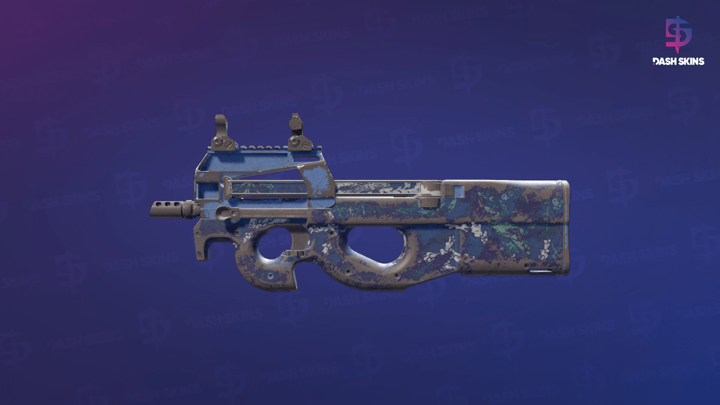 P90 | Reef Grief (Battle-Scarred) Screenshot Playside