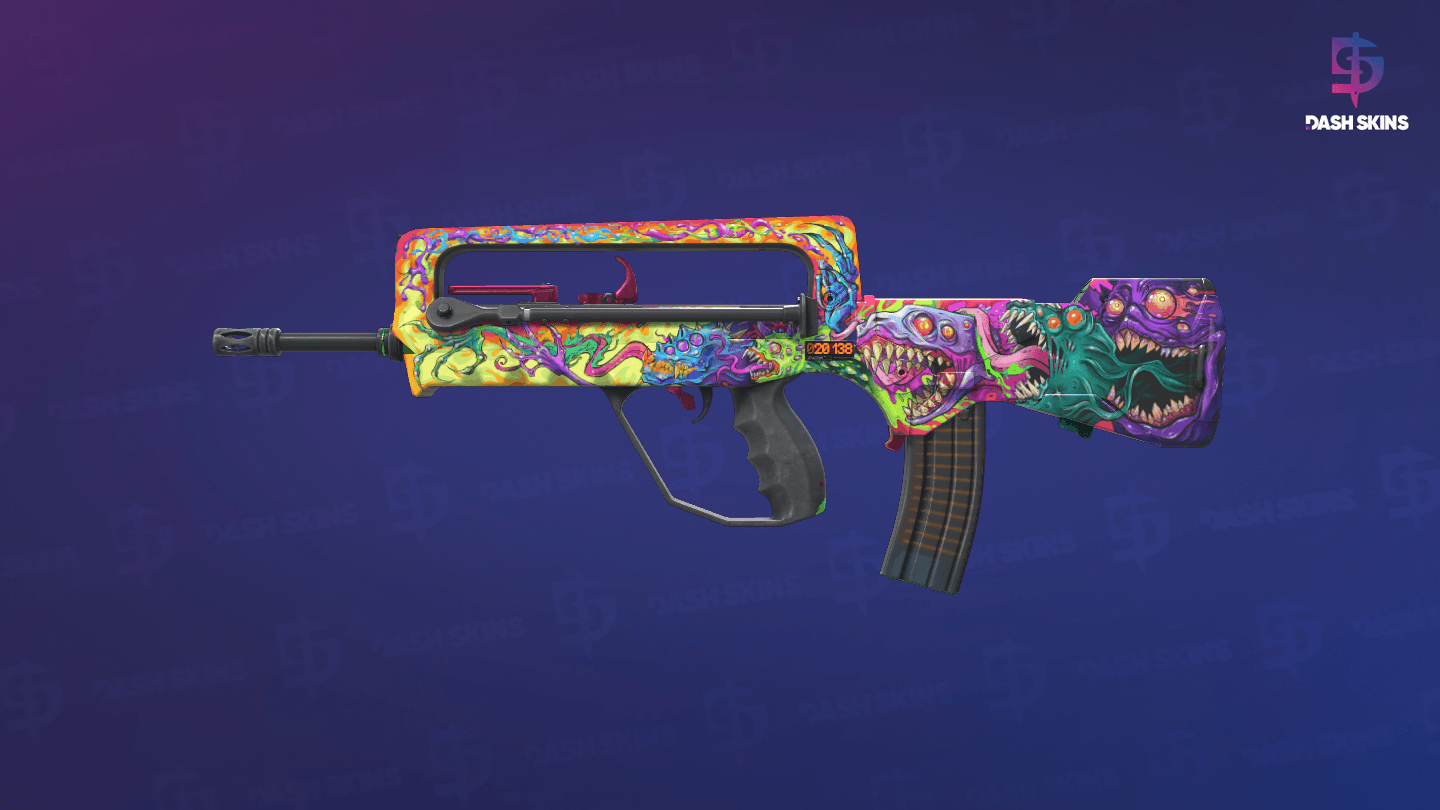 StatTrak™ FAMAS | Bad Trip (Minimal Wear) Screenshot Playside