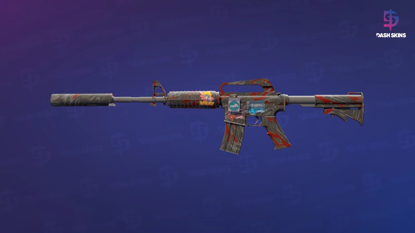 M4A1-S | Blood Tiger (Minimal Wear) Screenshot Playside