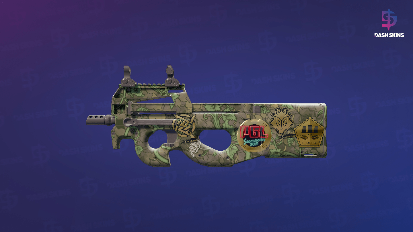 Souvenir P90 | Verdant Growth (Factory New) Screenshot Playside