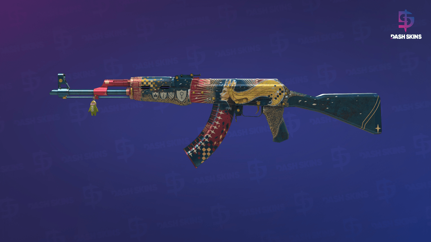 AK-47 | The Empress (Well-Worn) Screenshot Playside