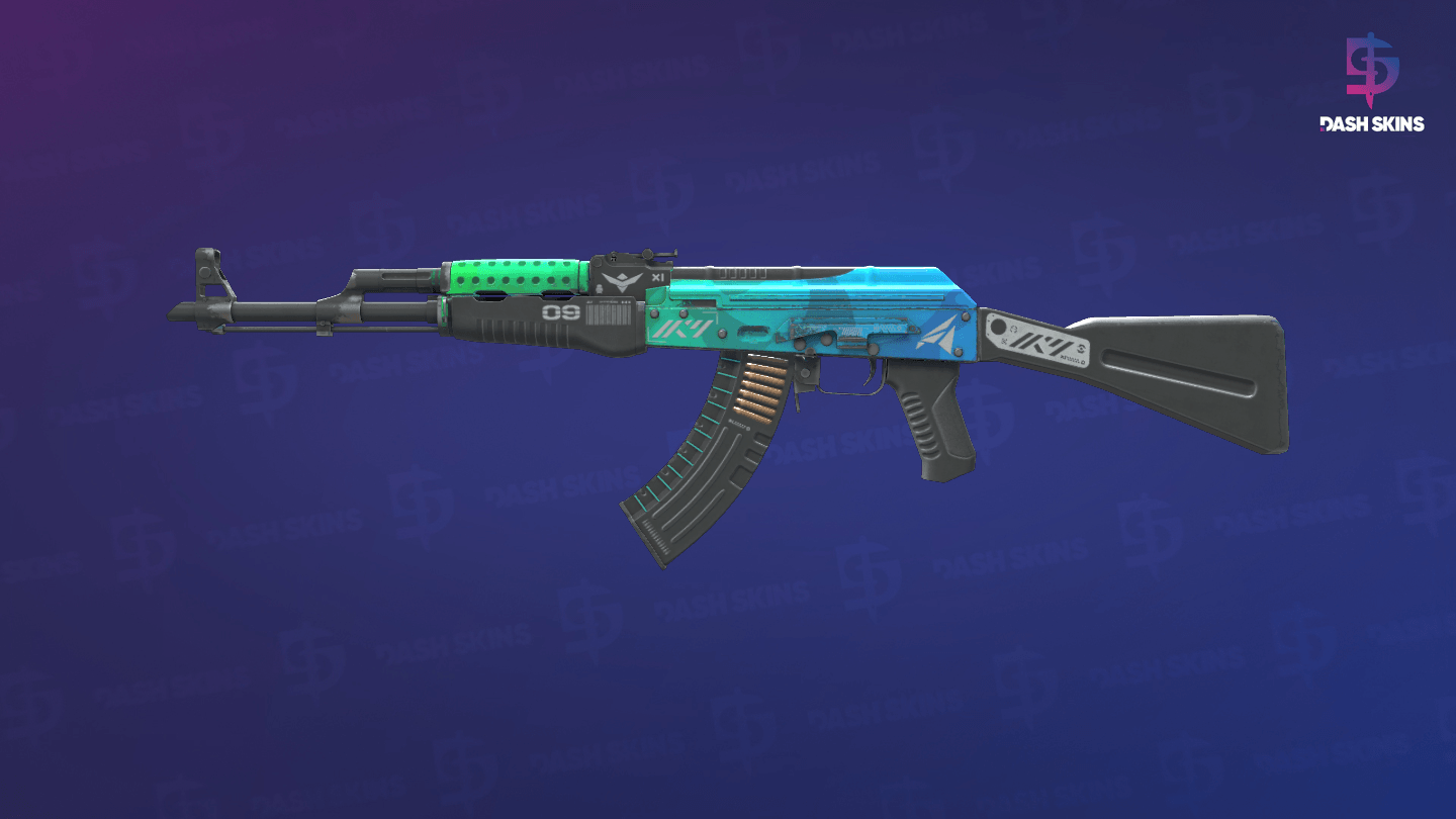 AK-47 | Ice Coaled (Field-Tested) Screenshot Playside